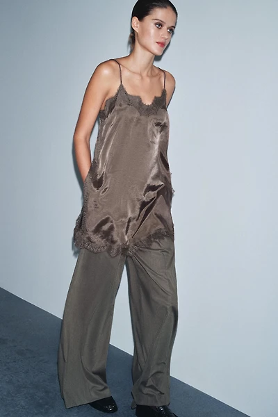 LACE CAMISOLE TOP ZW COLLECTION