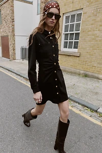 ROBE AJUSTÉE EN CRÊPE