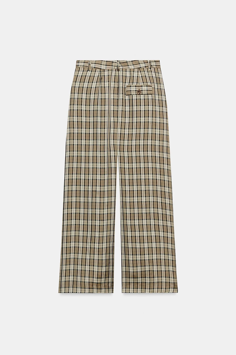 ZW COLLECTION PLAID PANTS