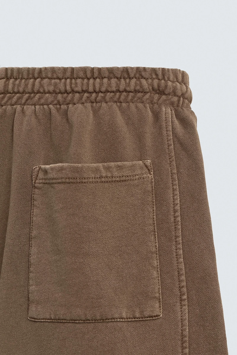 BASIC WASHED JOGGER SHORTS