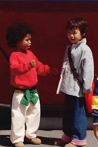 BALLOON TWILL PANTS