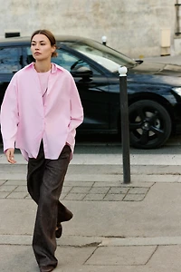 OVERSIZED POPLIN SHIRT