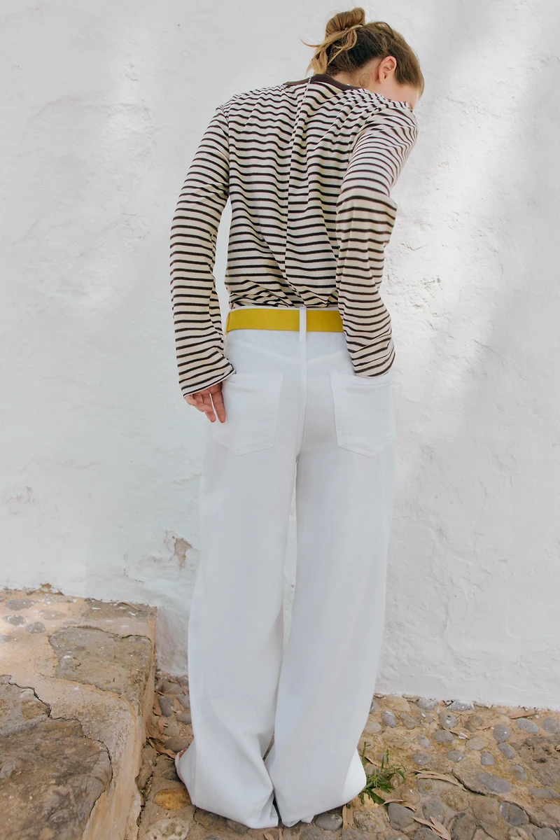 STRIPED LONG SLEEVE T-SHIRT