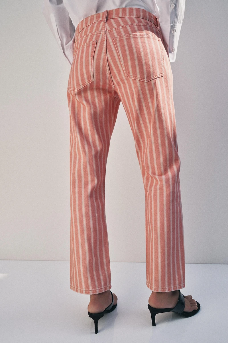 JEAN ZW COLLECTION SLIM TAILLE NORMALE RAYURES