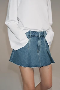 ZW COLLECTION DENIM MINI SKIRT