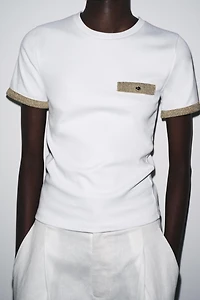 T-SHIRT FIL MÉTALLISÉ