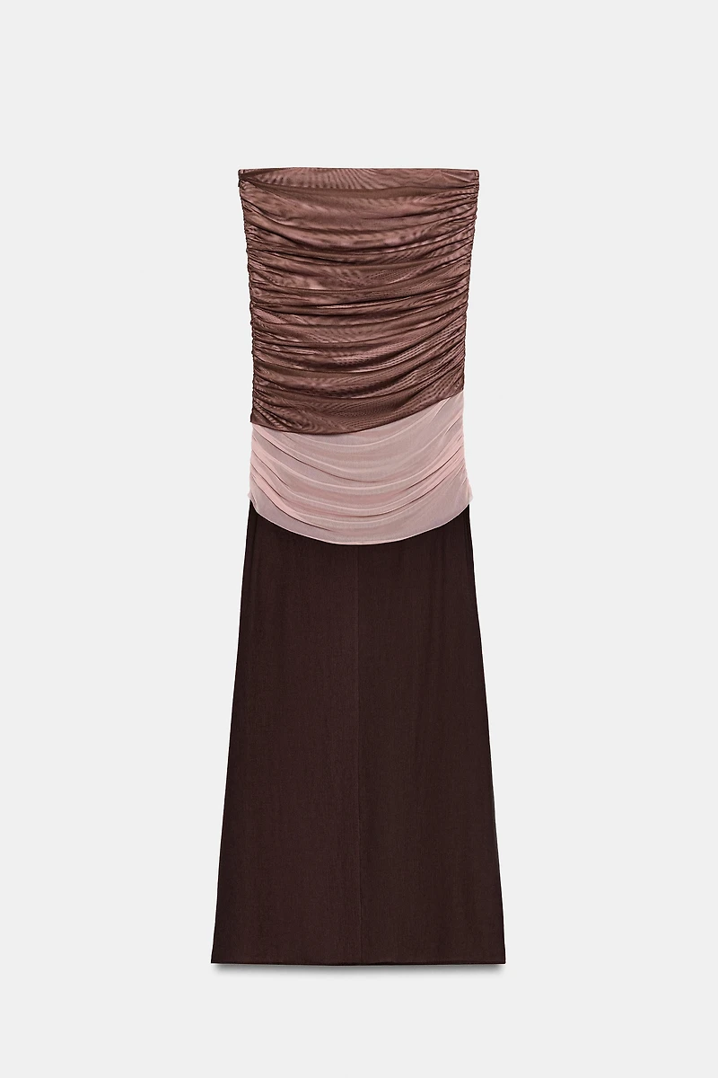 BANDEAU MIDI DRESS