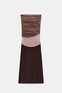 BANDEAU MIDI DRESS