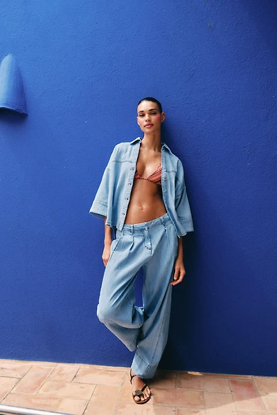 CHEMISE Z1975 DENIM MANCHES AMPLES