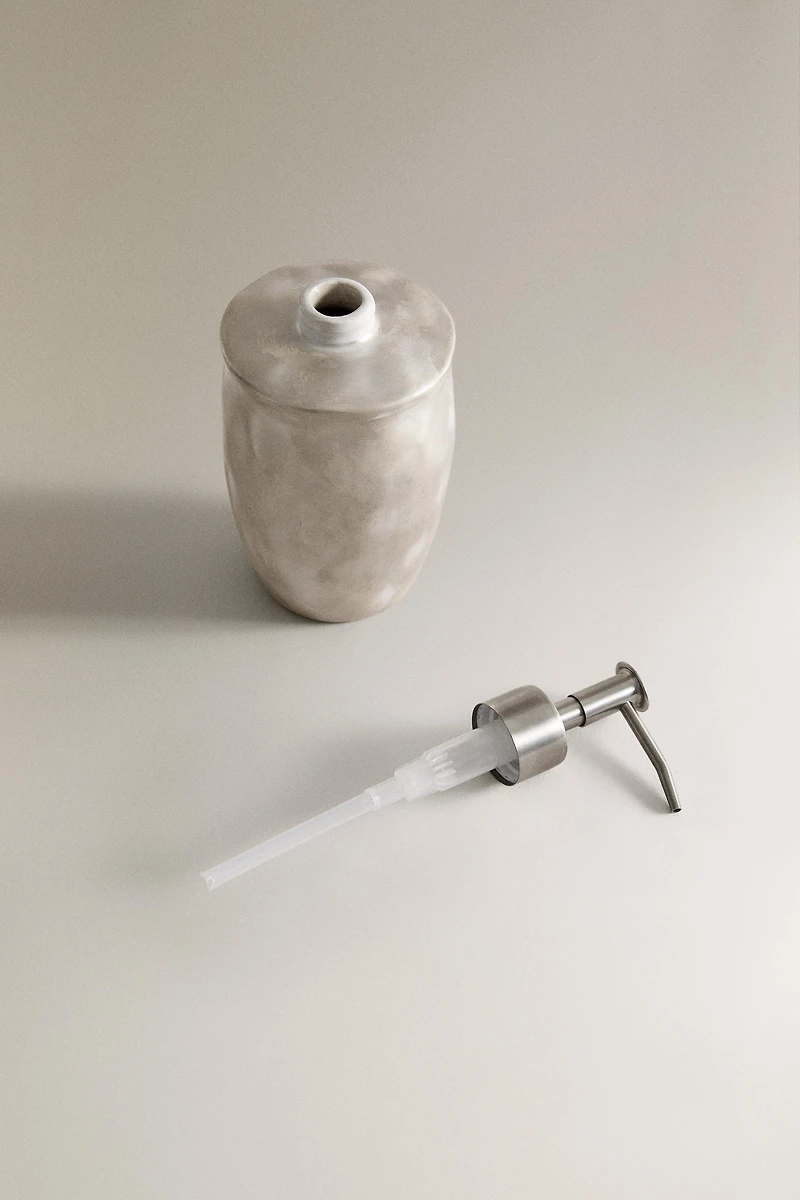 CERAMIC SHINY SOAP DISPENSER