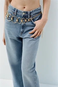 TRF HIGH RISE WIDE LEG JEANS