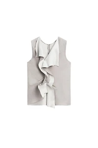 STUDIO Ruffle-detail flowing top