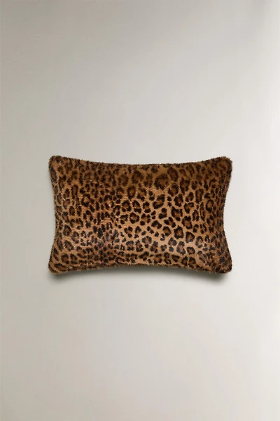 HOUSSE DE COUSSIN IMPRIMÉ ANIMALIER