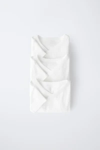 LOT DE TROIS BODYS MANCHES COURTES COL KIMONO