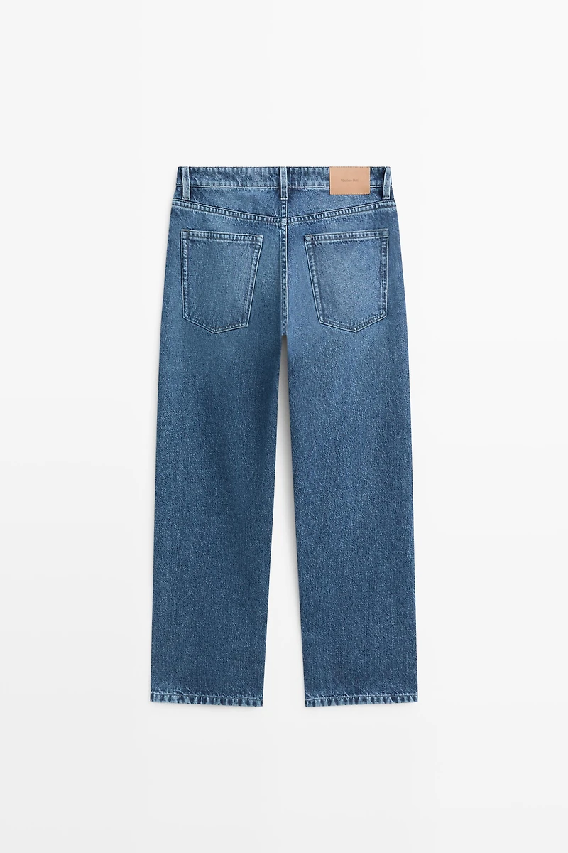 Jean relaxed fit désencollé