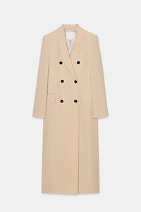 MANTEAU FLUIDE À BOUTONNAGE CROISÉ ZW COLLECTION