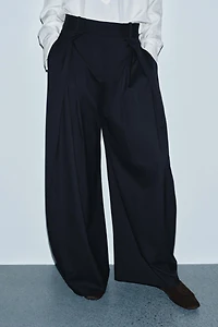 ZW COLLECTION WIDE LEG PLEATED PANTS