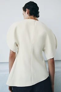 BALLOON SLEEVE TOP ZW COLLECTION