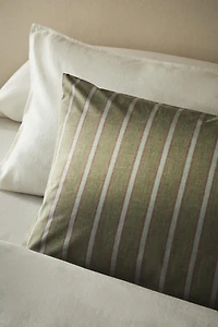 STRIPED COTTON PILLOWCASE