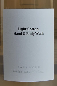 (16.91 oz) LIGHT COTTON LIQUID HAND SOAP