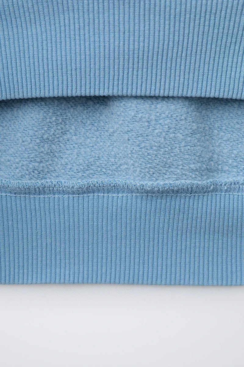 TEXT PRINT SWEATSHIRT