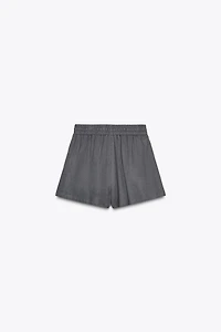 LINEN BOXER SHORTS