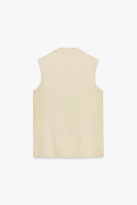 ZW COLLECTION OVERSIZED DOUBLE-BREASTED VEST