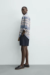 REGULAR FIT SEERSUCKER SHORTS
