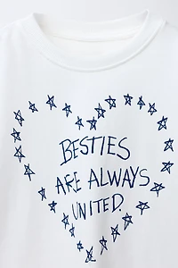 T-SHIRT À INSCRIPTION IMPRIMÉE