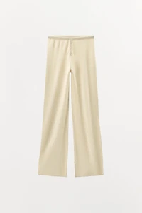 KNIT PANTS WITH BUTTONS