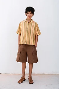 STRIPED RUSTIC SHIRT