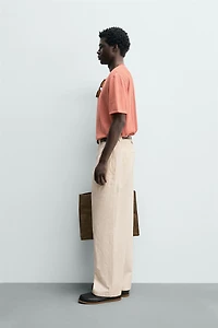 COTTON - LYOCELL STRAIGHT FIT PANTS