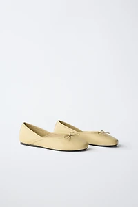 BALLERINES EN CUIR