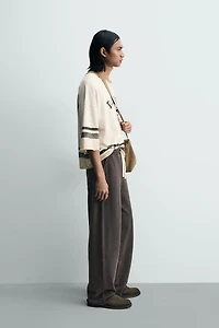 WASHED STRAIGHT FIT JOGGING PANTS