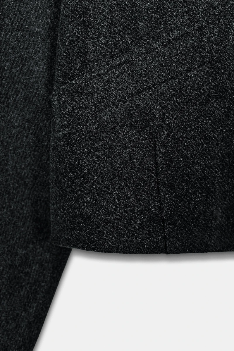 SOFT BOMBER WITH ELASTIC HEM