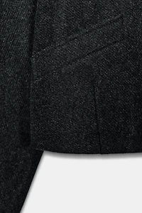 SOFT BOMBER WITH ELASTIC HEM