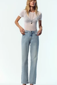 Z.04 STRAIGHT LEG MID RISE FULL LENGTH JEANS