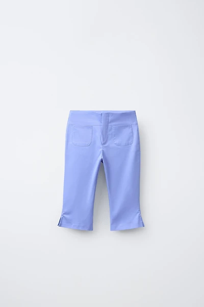 VENTED CAPRI PANTS