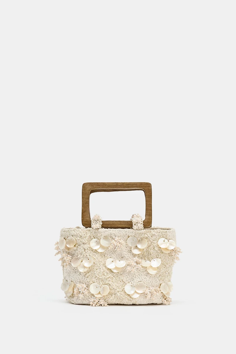 PEARLESCENT EFFECT DETAIL BAG