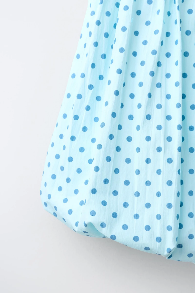 POLKA DOT BALLOON SKIRT