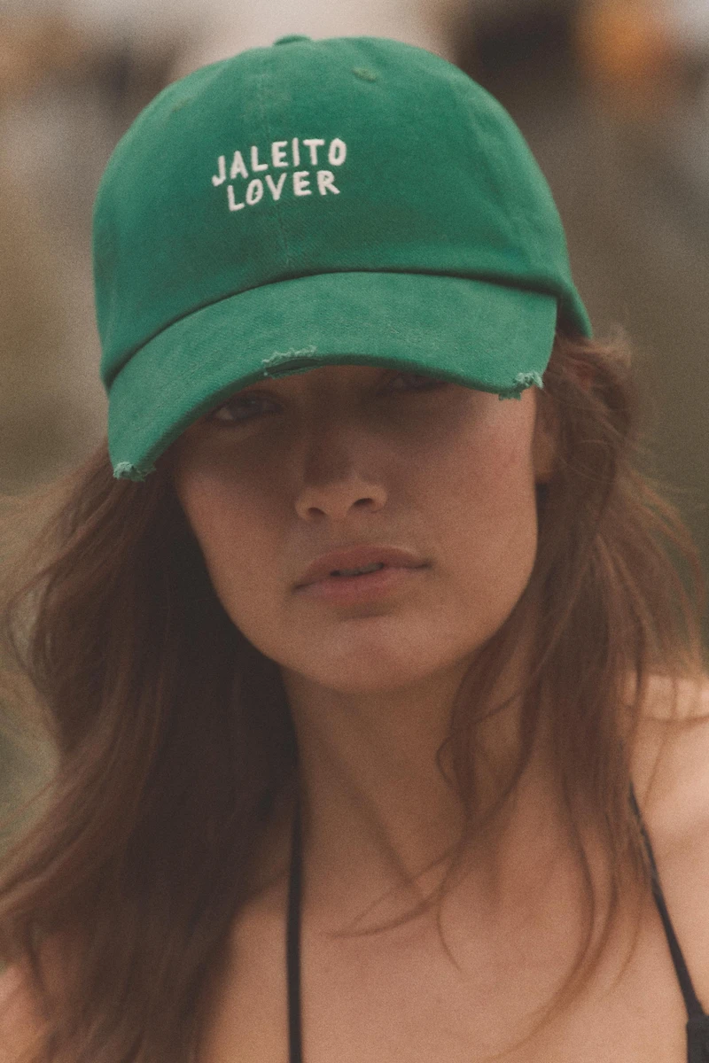 CASQUETTE SERGÉ TEXTE BRODÉ