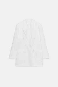 ZW COLLECTION LIMITED EDITION JACQUARD BLAZER