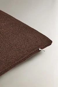 HOUSSE DE COUSSIN JUTE ET COTON