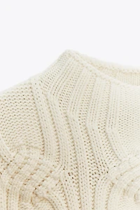 CABLE KNIT VEST TOP