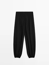 Sarouel trousers flowing fabric - LIMITED