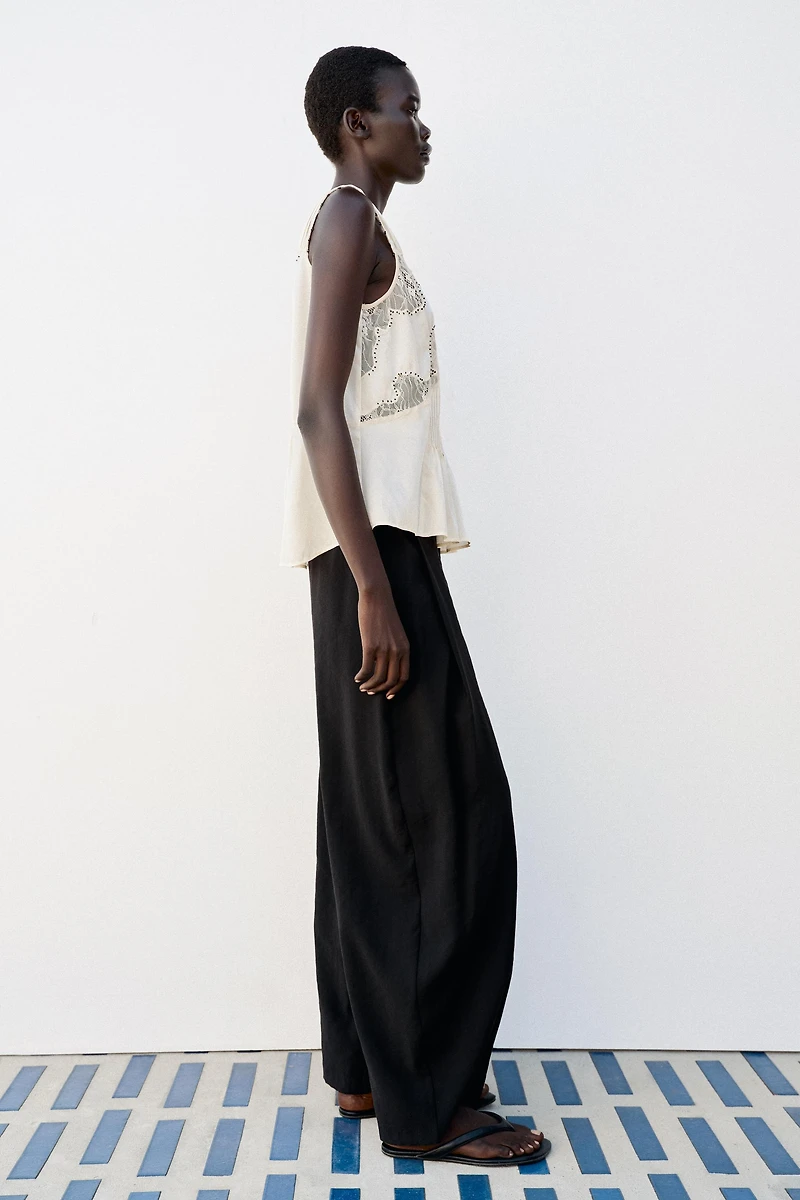 FLOWY BARREL PANTS