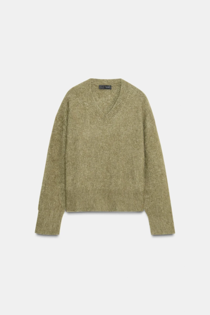 PULL EN MAILLE EFFET BROSSÉ