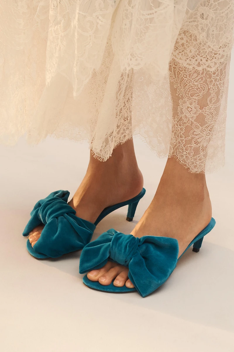 SANDALES À TALONS MAXI NŒUD ÉDITION LIMITÉE