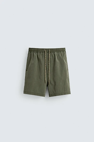 WASHED EFFECT LONG SWIMSUIT