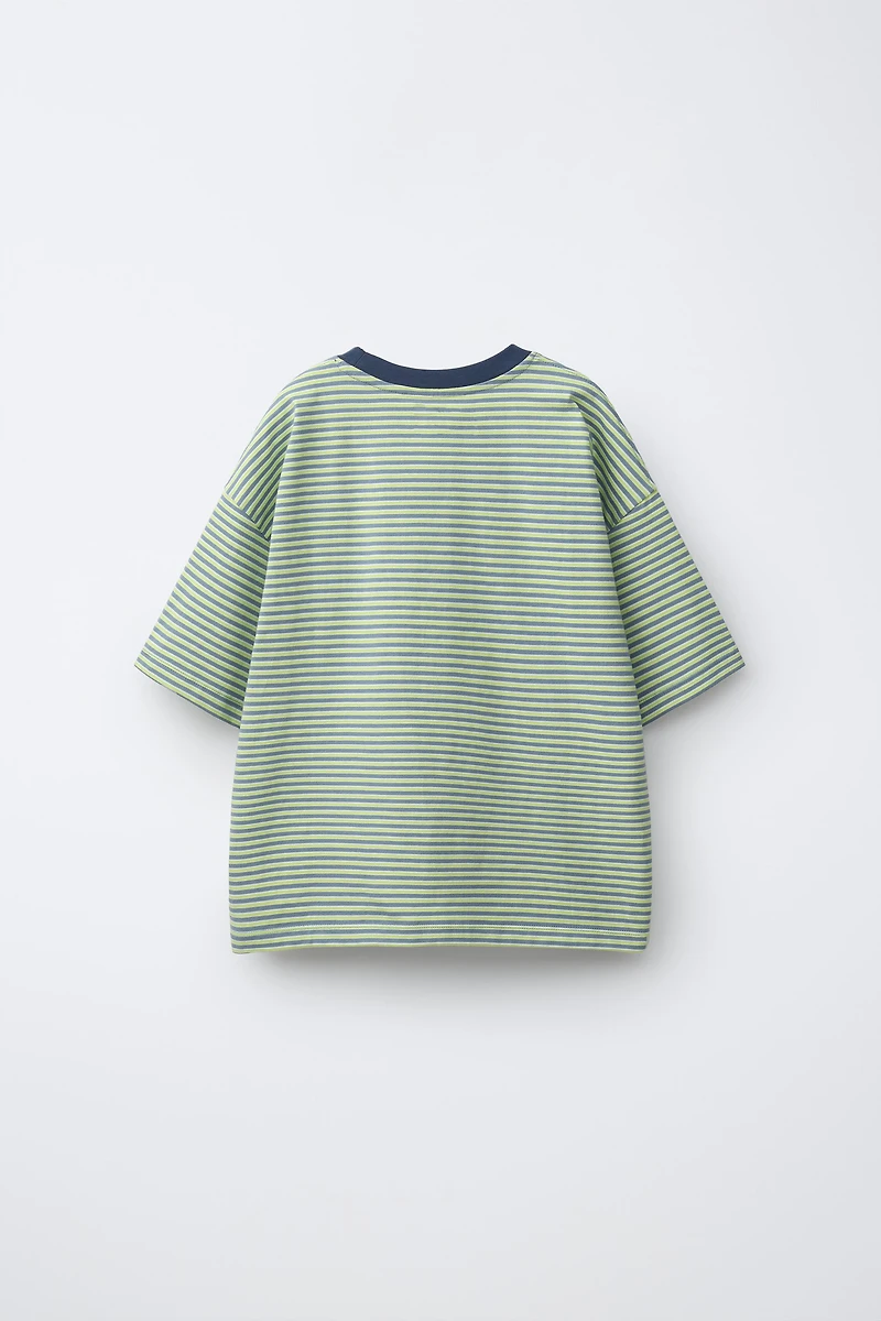 HEAVYWEIGHT STRIPED T-SHIRT